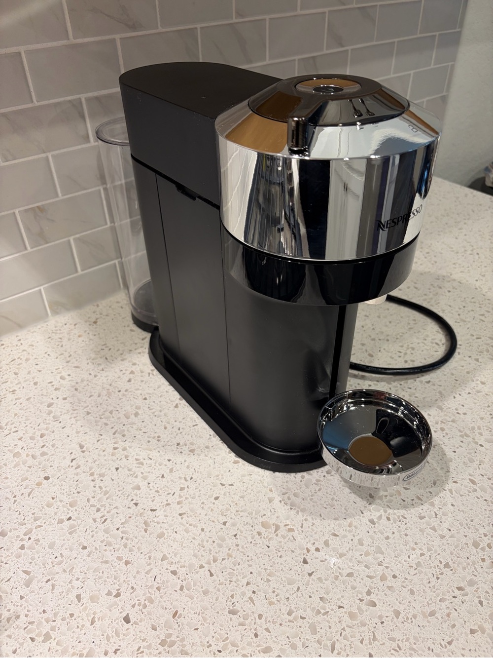 New! Nespresso Espresso Machine - Black and Chrome Finish